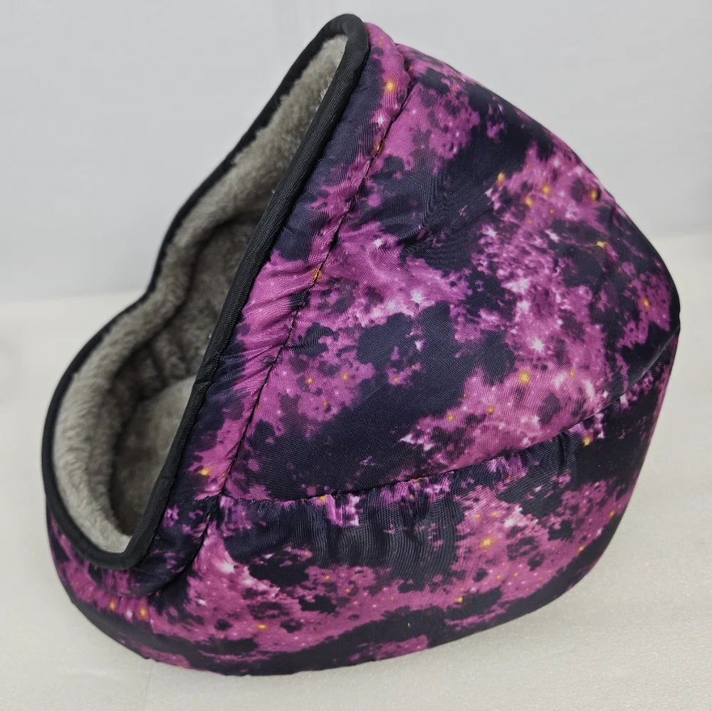 Cozy Purple Pet Cave Bed